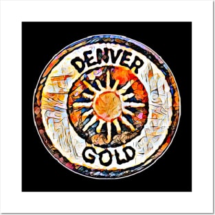 Denver Gold Football Posters and Art